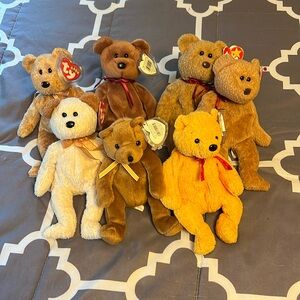 Teddy Bear Beanie Baby Bundle